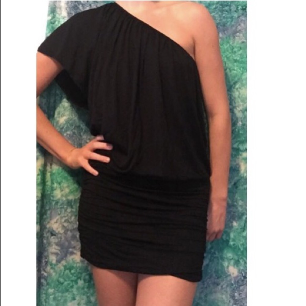 Victoria’s Secret Black One Shoulder Dress